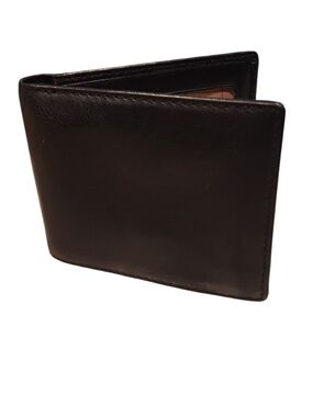 Nash By Patricia Nash Men Classic Black Leather Holder Wallet